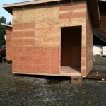 Ready for paint: finished cabins exterior, August 2012