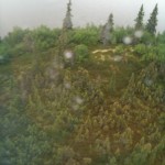 Helicopter view, Nikovena campsite - August, 2012